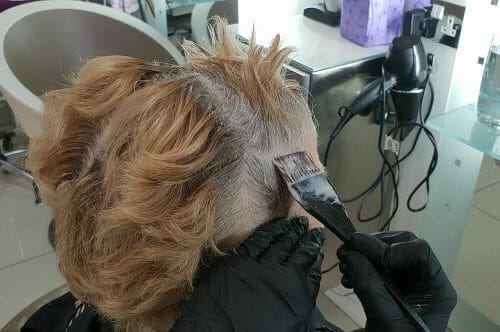 Scalp bleach Hairdresser Beckenham